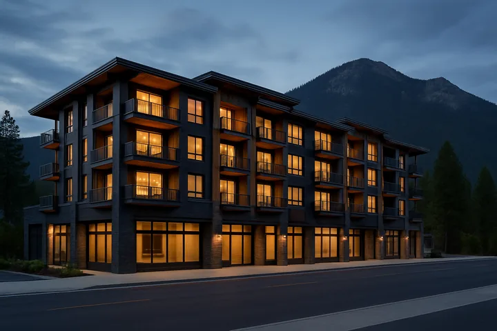 Illustrative Stateline Nevada condominium building